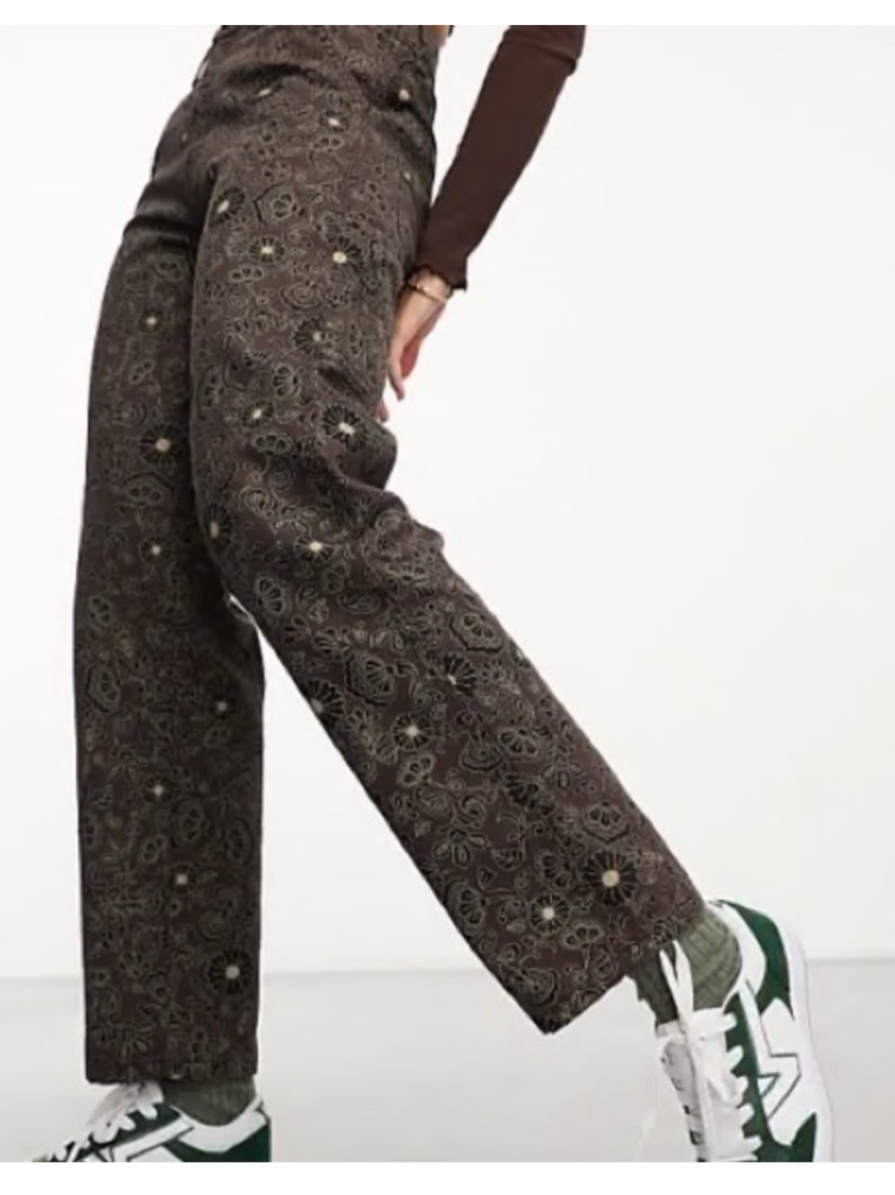 Dickies UO Women's Brown/purple Patterned Pants / size 24